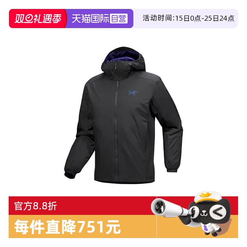 【自营】ARC‘TERYX/始祖鸟男士外套黑色X000009556休闲