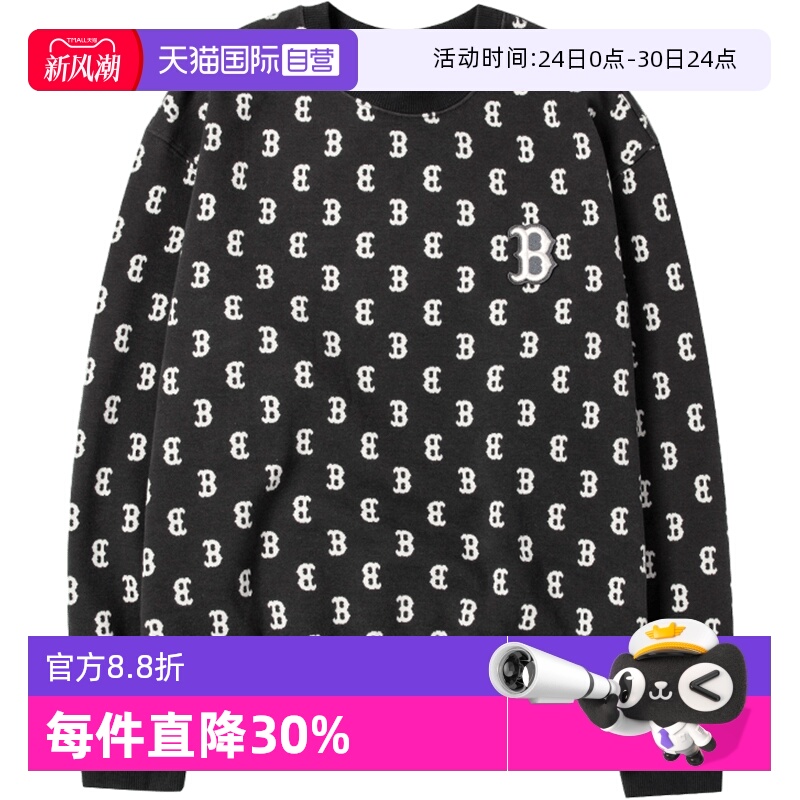 MLB套头衫情侣款时尚休闲运动服