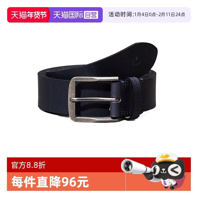 【自营】Calvin Klein/凯文克莱ck男士牛皮皮带腰带 LV04G7016G