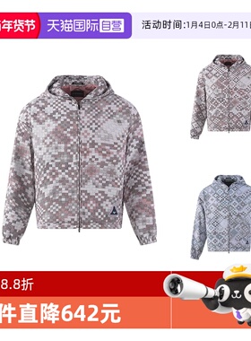 【自营】EA阿玛尼 男士宽松版连帽休闲夹克外套 H31R07 C1033长袖