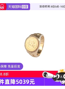 【自营】中古95新日本进口商品金币戒指K18黄金59戒指