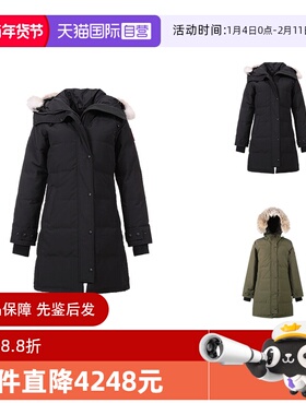 【自营】加拿大鹅 女士SHELBURNE连帽派克大衣鸭绒羽绒服 3802L