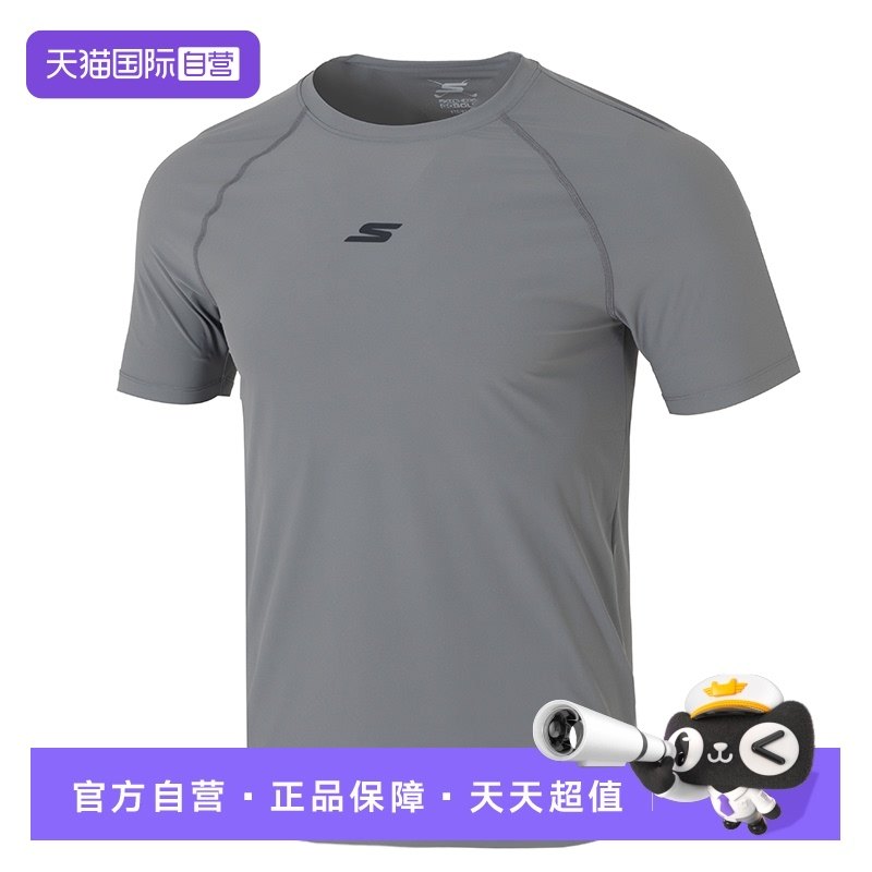 【自营】SKECHERS斯凯奇男装女装舒适透气简约运动短袖休闲T恤