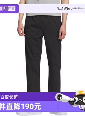 【自营】adidas阿迪达斯新款男梭织长裤运动休闲裤黑色裤子KE6008