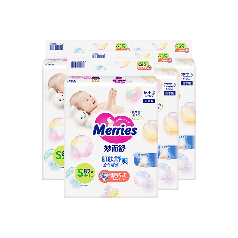 日本花王妙而舒MerriesS82尿不湿