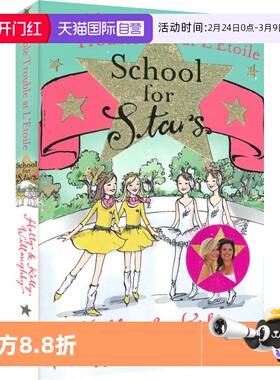 【自营】School for Stars 5: Double Trouble at L'Etoile 星星学校5: 双重麻烦 英文初章书 小学生课外读物 9-12岁 英文原版进口