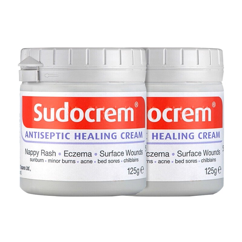 【自营】Sudocrem英国婴儿屁屁霜护臀膏红屁屁乐宝宝护臀霜125g*2