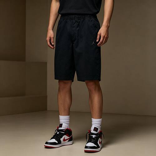 【自营】NIKE耐克短裤男子运动裤AJ飞人刺绣工装五分裤HF9336-010