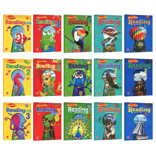 【自营】原版进口麦克劳希尔分级阅读训练教材WonderSkills Reading美国加州小学教材小学英语阅读技能书 机构用书