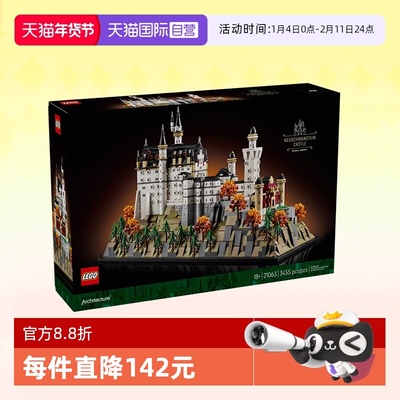 乐高积木建筑21063新天鹅堡