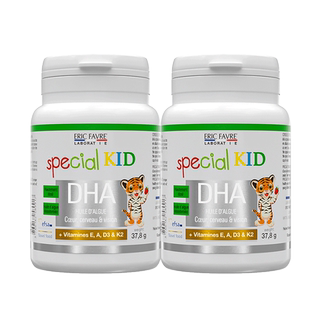 【自营】法国艾瑞可儿童dha婴幼儿专用海藻油DHA非鱼肝油 2瓶装