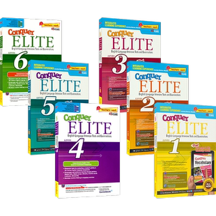 【自营】SAP Conquer Elite Level 1-6年级 新加坡英语写作阅读理解语法完形填空教辅 英语综合能力 攻克精英系列 英文原版进口