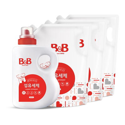韩国bb保宁进口洗衣液宝宝专用瓶