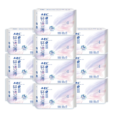 ABC透气加长323mm组合装卫生巾