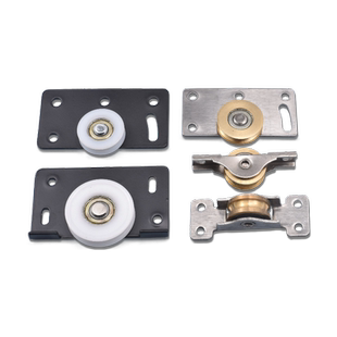 老式衣柜门滑轮推拉门滚轮大号小号凹槽滑轮家具移门下轨道轮配件