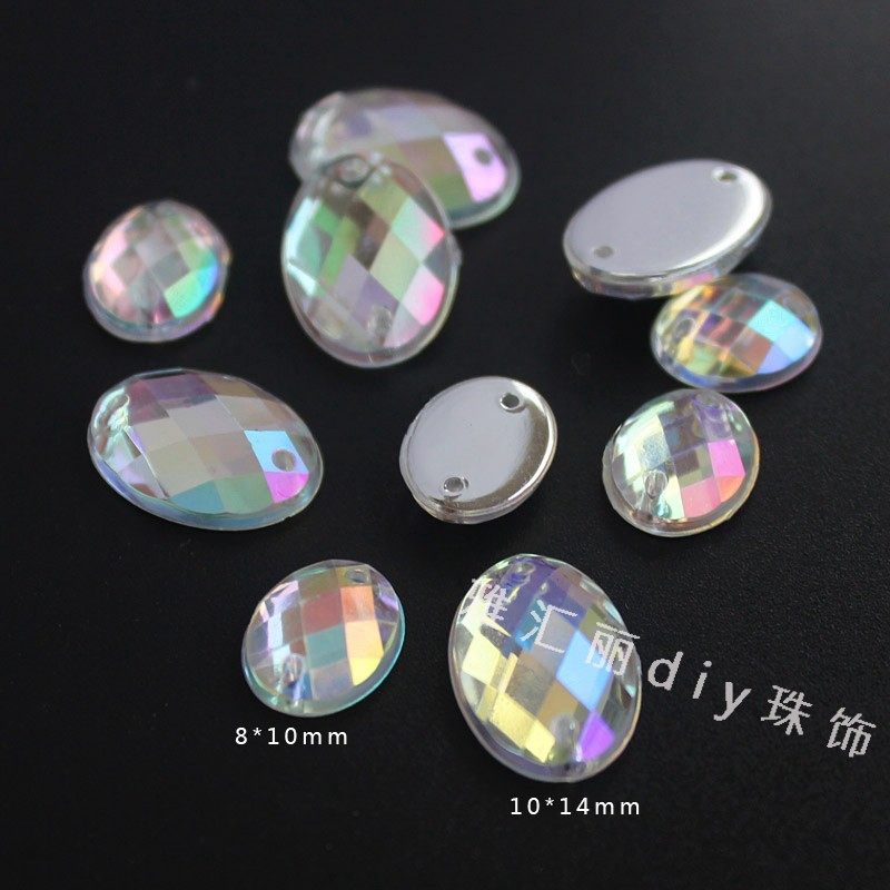 幻彩亚克力平底钻椭圆水钻手机壳制作镶钻材料diy手缝钻串珠散钻,饰品/流行首饰/时尚饰品新,其他DIY饰品配件,淘宝优惠券,粉丝福利购,淘宝优惠卷