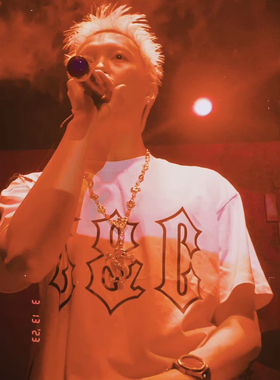 ASEN艾志恒同款GENIUSCLUB哥特字体新品短袖