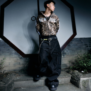 现货GeniusClub 豹纹连帽夹克外套 25fw秋冬春新款