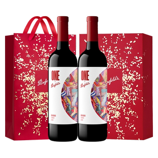 【自营】奔富一号红酒年货送礼盒装法国官方进口赤霞珠干红葡萄酒