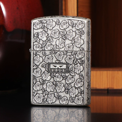 ZORRO/佐罗 Ретро ветрозащитная зажигалка на керосине на день Святого Валентина, подарок на день рождения