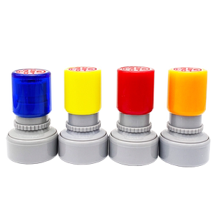 刻印印章QC/Pass印章定制合格质检数字检验章光敏圆形姓名名字印章质量合格证章定做章奶茶店积分卡小印章