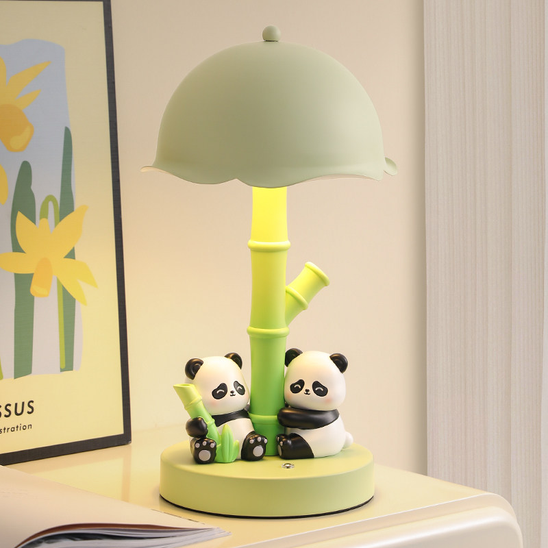 可爱熊猫小夜灯节节高升创意桌面台灯装饰摆件解压治愈系生日礼物,家居饰品,装饰摆件,淘宝优惠券,粉丝福利购,淘宝优惠卷
