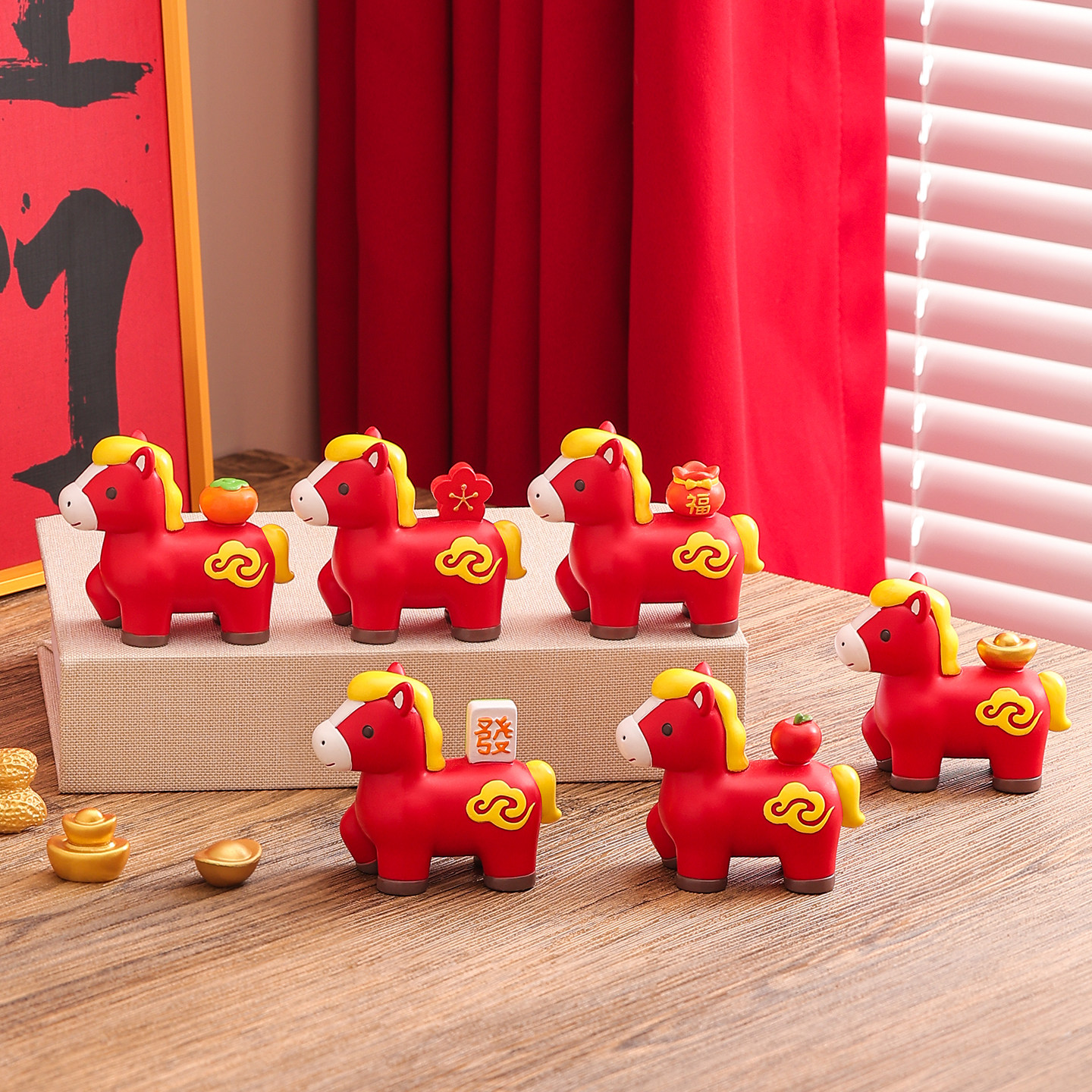马年吉祥物生肖马小摆件