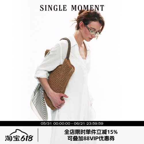 SINGLEMOMENT纯白色衬衫