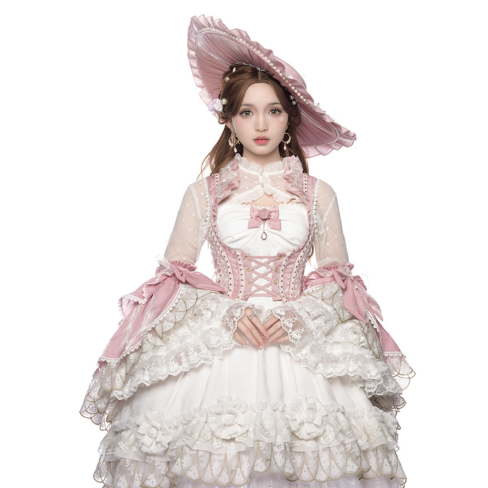【优派瑞】里帕尔贝拉 粉 lolita洋装lo裙洛丽塔花嫁cla连衣裙