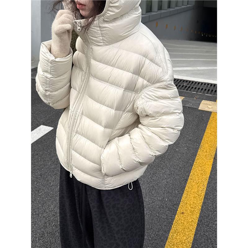 严选90白鸭绒排骨羽服女