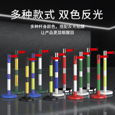 广州不锈钢反光一米线伸缩隔离带