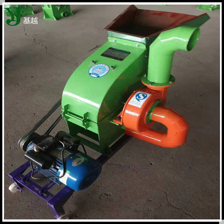 锤片式饲料粉碎机 秸秆料牡蛎壳打粉机 花生壳葵籽壳磨粉机