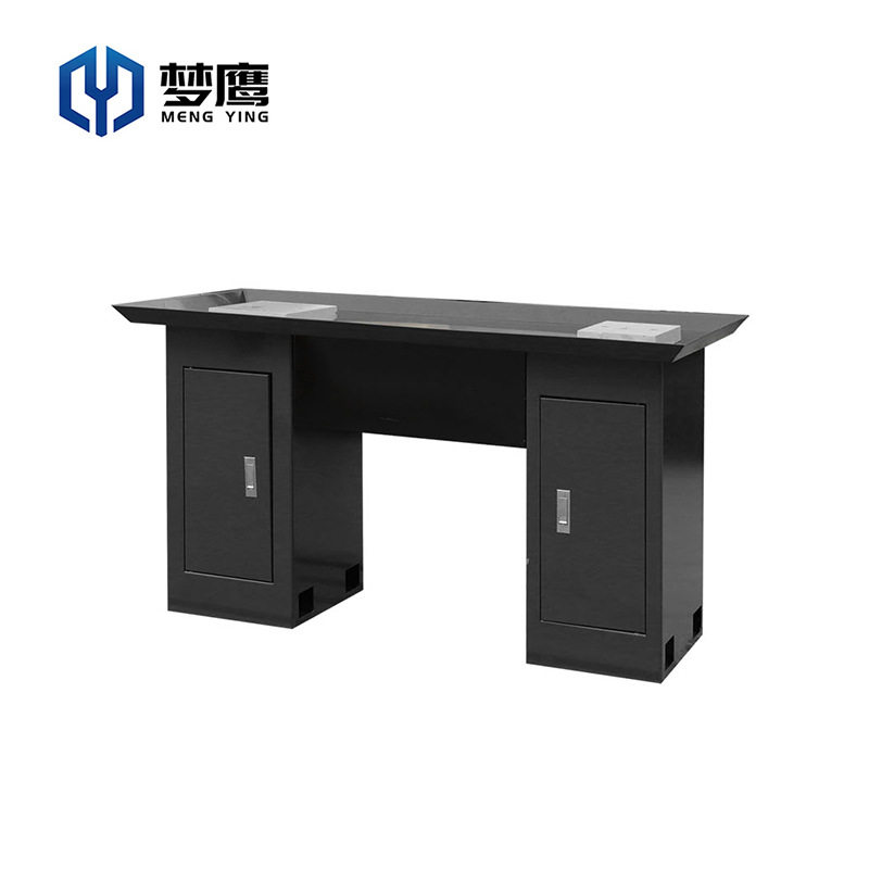 梦鹰厂家直销小型车床工作台地柜钻铣一体机床脚铁柜工作架子台子