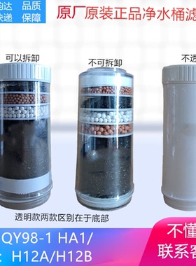 沁园净水器滤芯沁园家用净水桶QY98-1 h12a活性炭H-12A/HA1/H12B