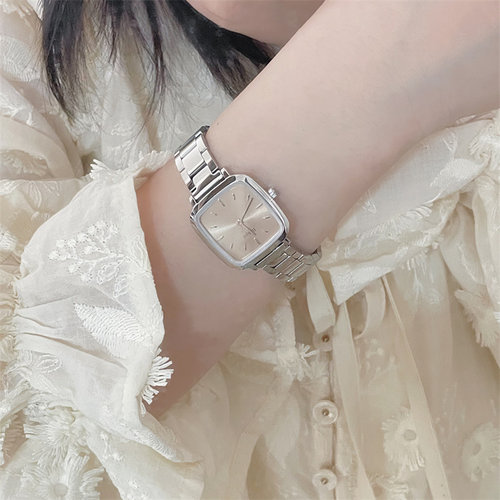 tophill拓非轻奢小方糖石英腕表