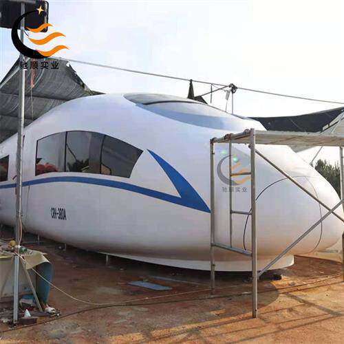 玻璃钢大型高铁动车模型铁路学校模拟教学舱主题餐厅一比一和谐号