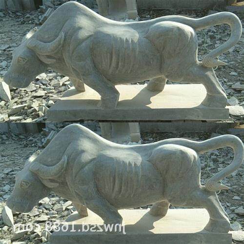 旺正石雕石牛图片园林景观石雕水牛哪里卖厂家直供石头水牛价格