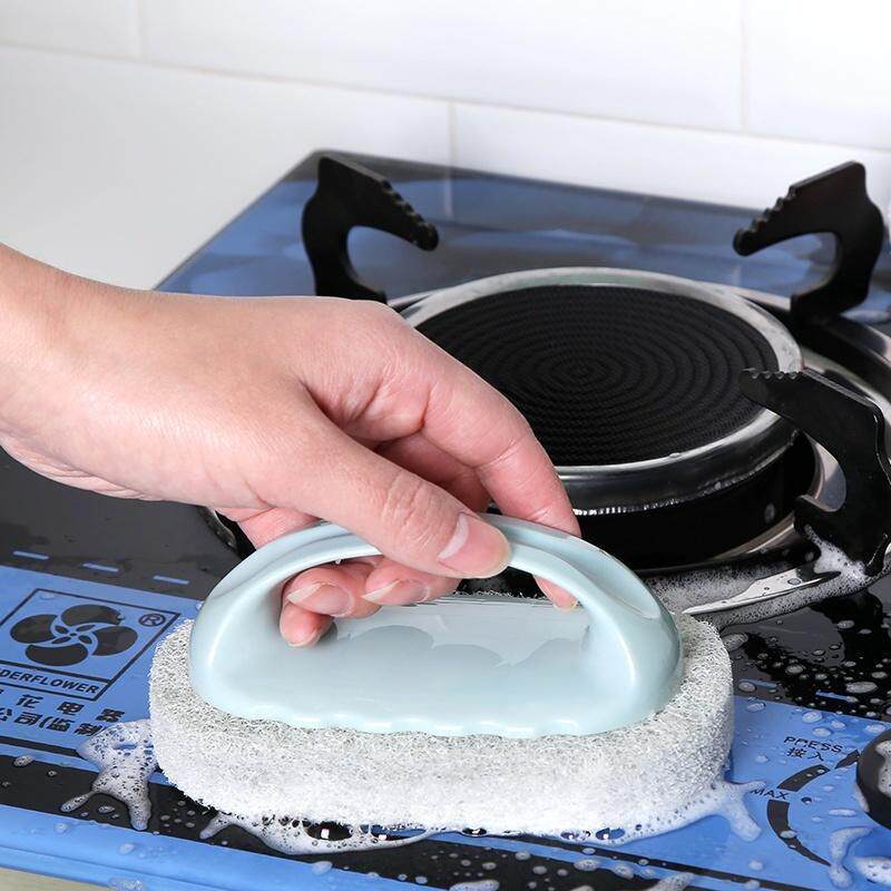 油烟机清洗专用刷子百洁布带手柄灶台刷厨房强力去油污不脏手清洁