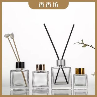 50ml100ml无火香薰瓶棒酒店室内香水精油分装玻璃空瓶子香氛摆件