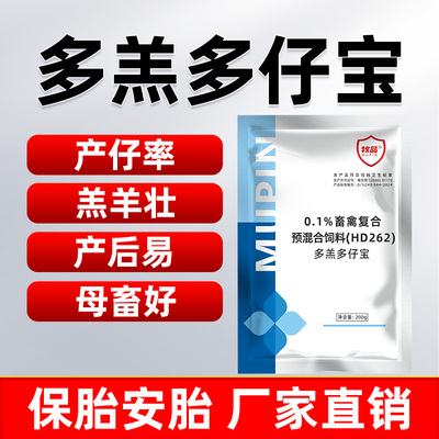 牧品多羔多仔宝母羊多产仔产仔好