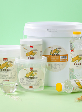 长晶透明水饴麦芽糖浆白色玉米糖稀拉丝水饴糖饼干爆米花制作材料