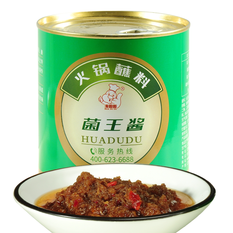 滑嘟嘟菌王酱800g自助蘸料调料火锅品尚豆捞蘸酱批发家用商用