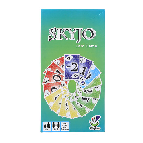 英文版skyjo游戏卡牌休闲聚会