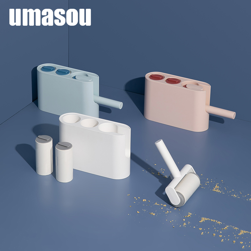 粘毛器可撕式滚筒替换纸毡滚刷粘毛沾毛去毛神器带底座家用黏毛器
