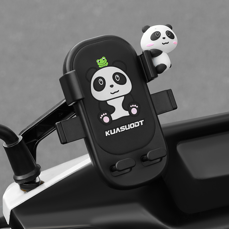 2025新款电动车手机支架卡通可爱