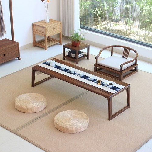 兰若精舍榫卯一体结构榻榻米茶几