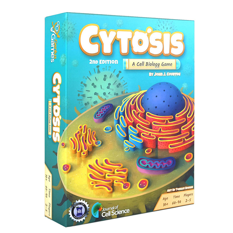 细胞工厂桌游 中文正版 科普生物学策略休闲桌面游戏卡牌