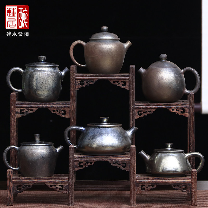 醉莲居云南建水紫陶壶茶壶柴烧泡茶壶手工茶具茶器集合 Z89、JP27