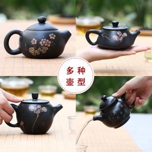 K73 J47K69K7 王鑫闫继东老师紫陶彩填壶集合 茶壶泡茶壶功夫茶壶