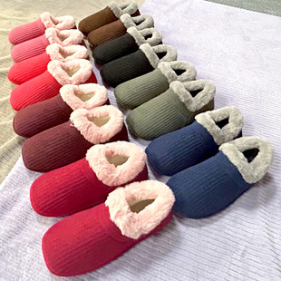 整套手工棉鞋半成品材料鞋底鞋面冬天男女湖南帮面传统老式棉拖鞋